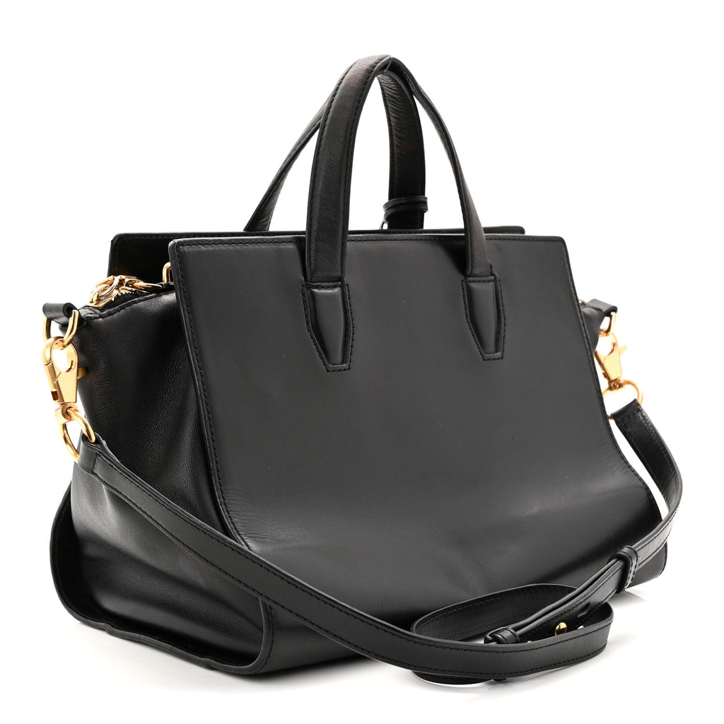 Calfskin Pelican Satchel Black