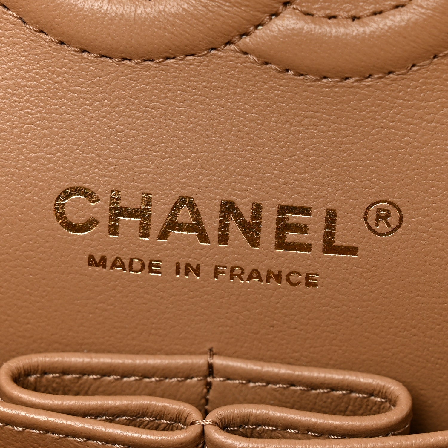Lambskin Quilted Small Double Flap Brown