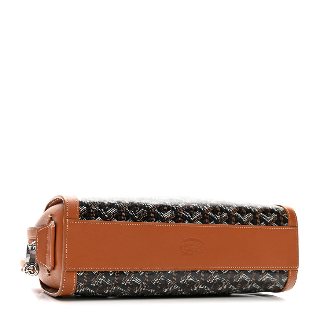 Goyardine Bonbonnière Bag Black Gold
