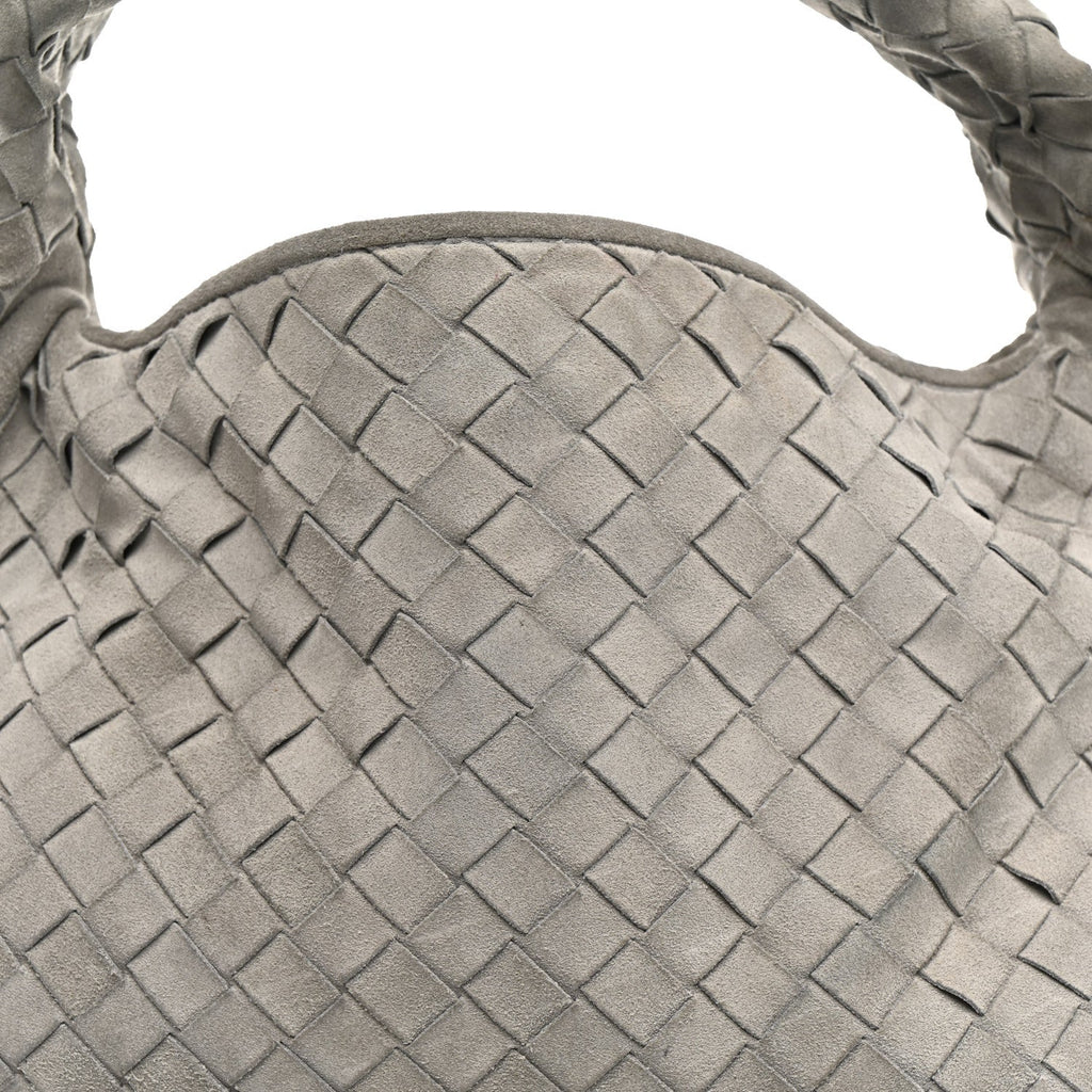 Suede Intrecciato Small Hop Sterling