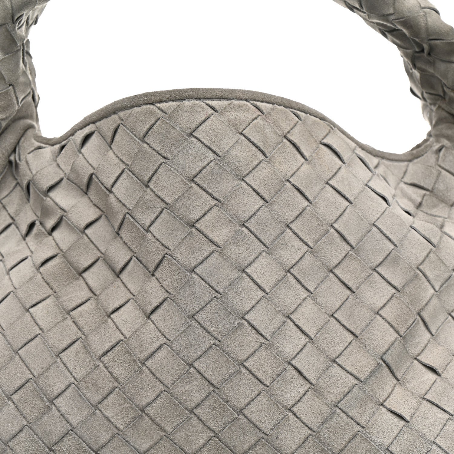 Suede Intrecciato Small Hop Sterling