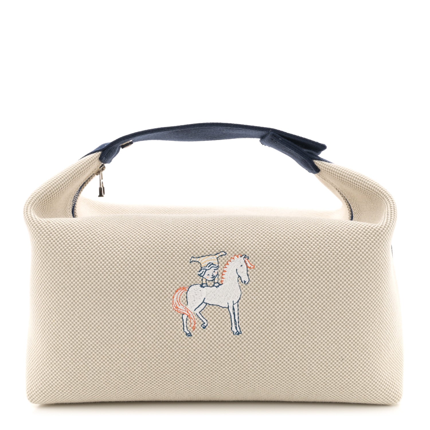 Canvas Large Bride-A-Brac Cabriole Case gris perle