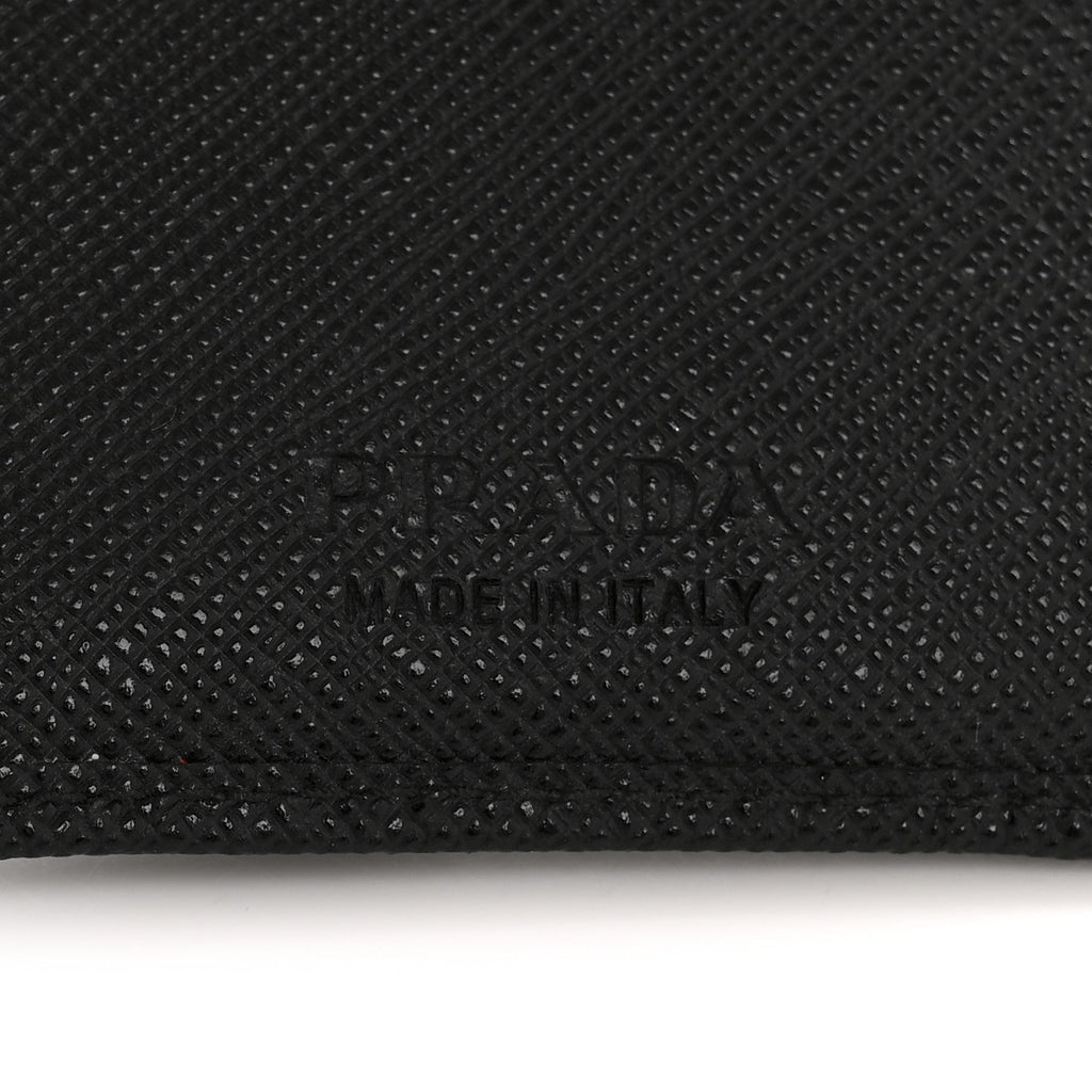 Saffiano Triangle  Holder Black