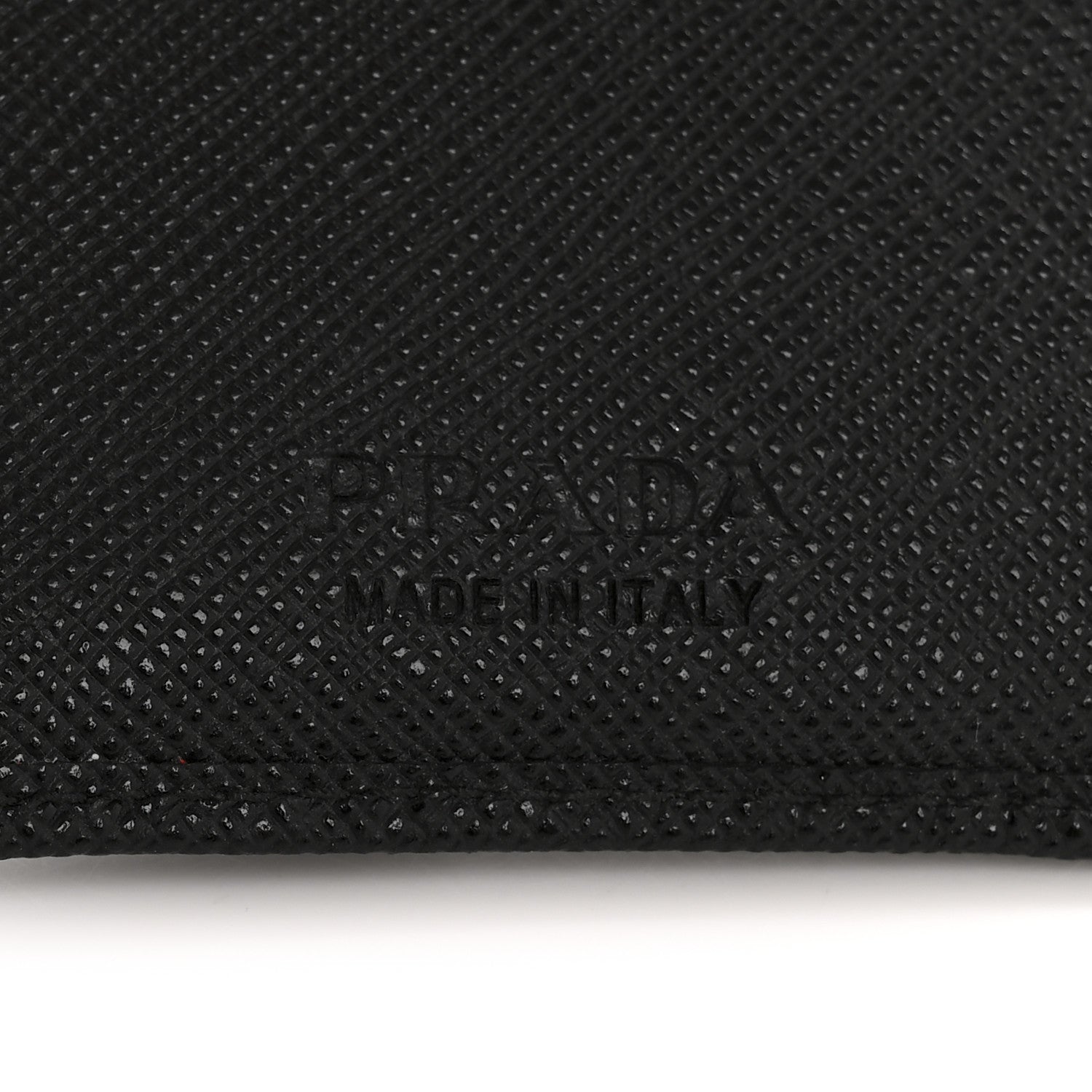 Saffiano Triangle  Holder Black