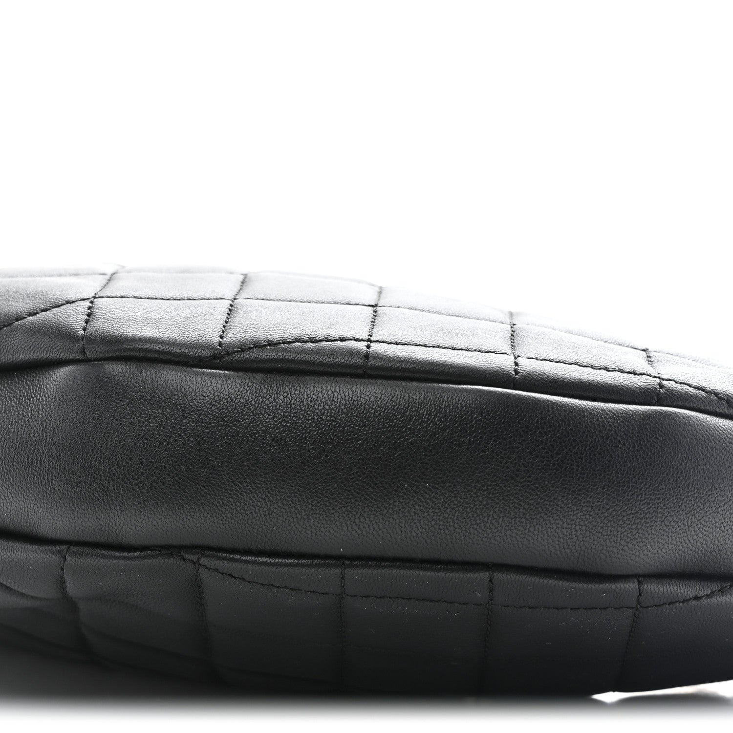 Lambskin Quilted All About Chains Hobo Black