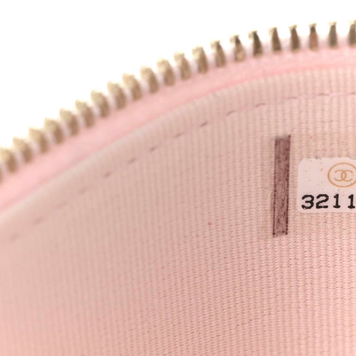 Lambskin Quilted Mini Vanity Case With Pearl Chain Light Pink