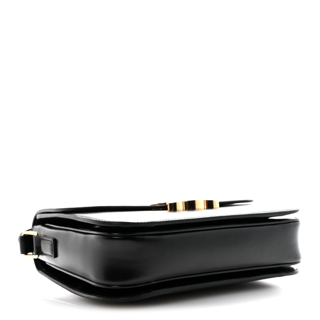 Shiny Calfskin Medium Triomphe Black