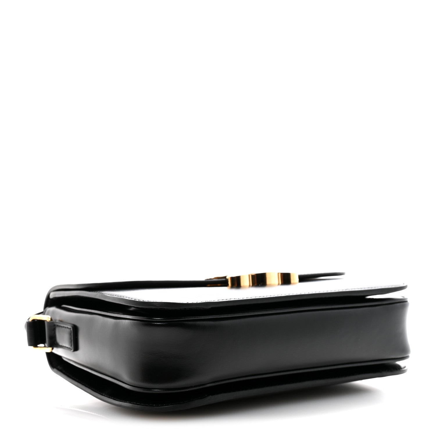 Shiny Calfskin Medium Triomphe Black