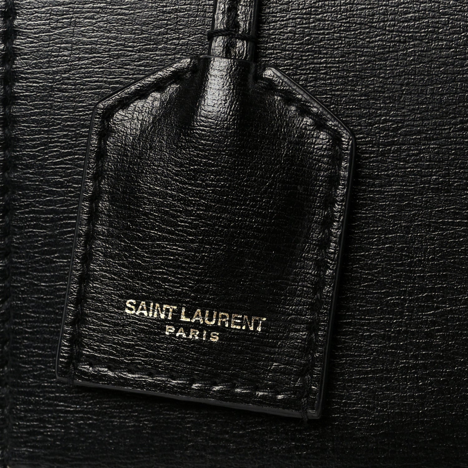 Smooth Calfskin Medium Monogram Sunset Satchel Black