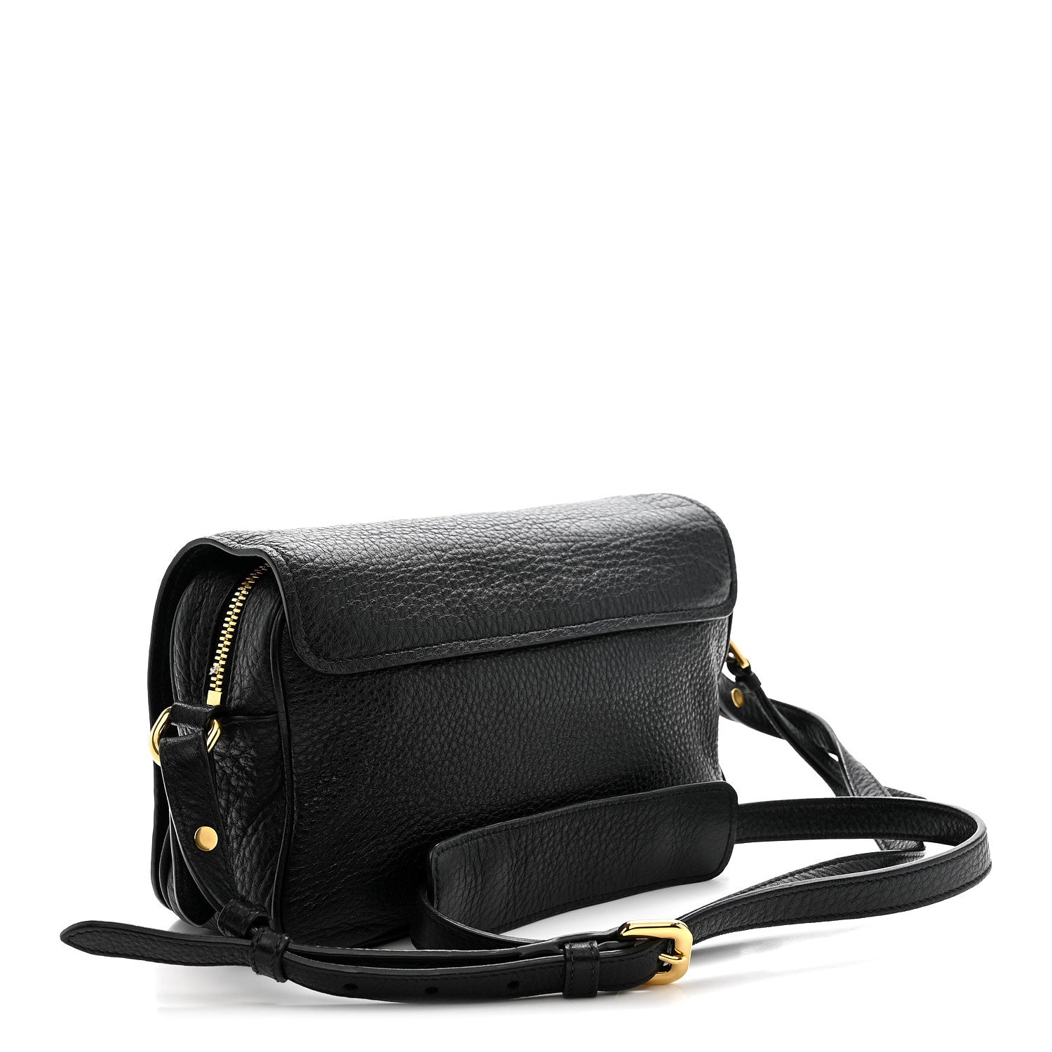 Vitello Phenix Crossbody Bag Black