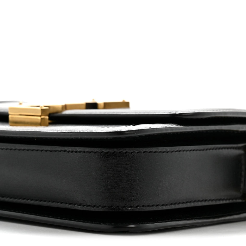 Smooth Calfskin Small Solferino Satchel Black