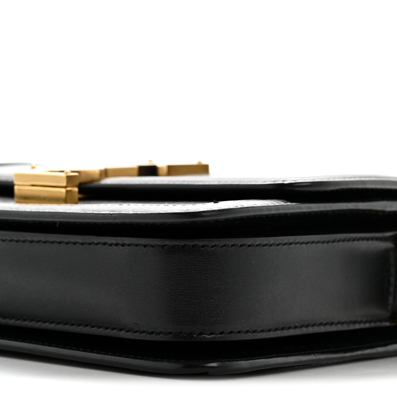 Smooth Calfskin Small Solferino Satchel Black