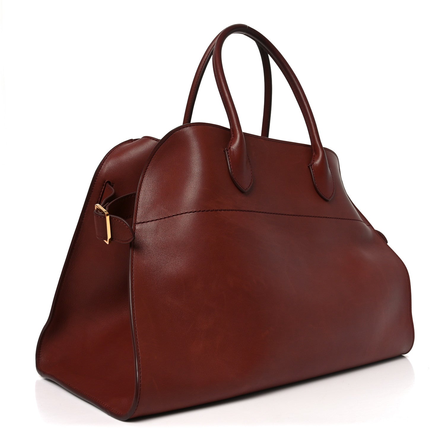 Polished Saddle Calfskin Soft Margaux 15 Cognac