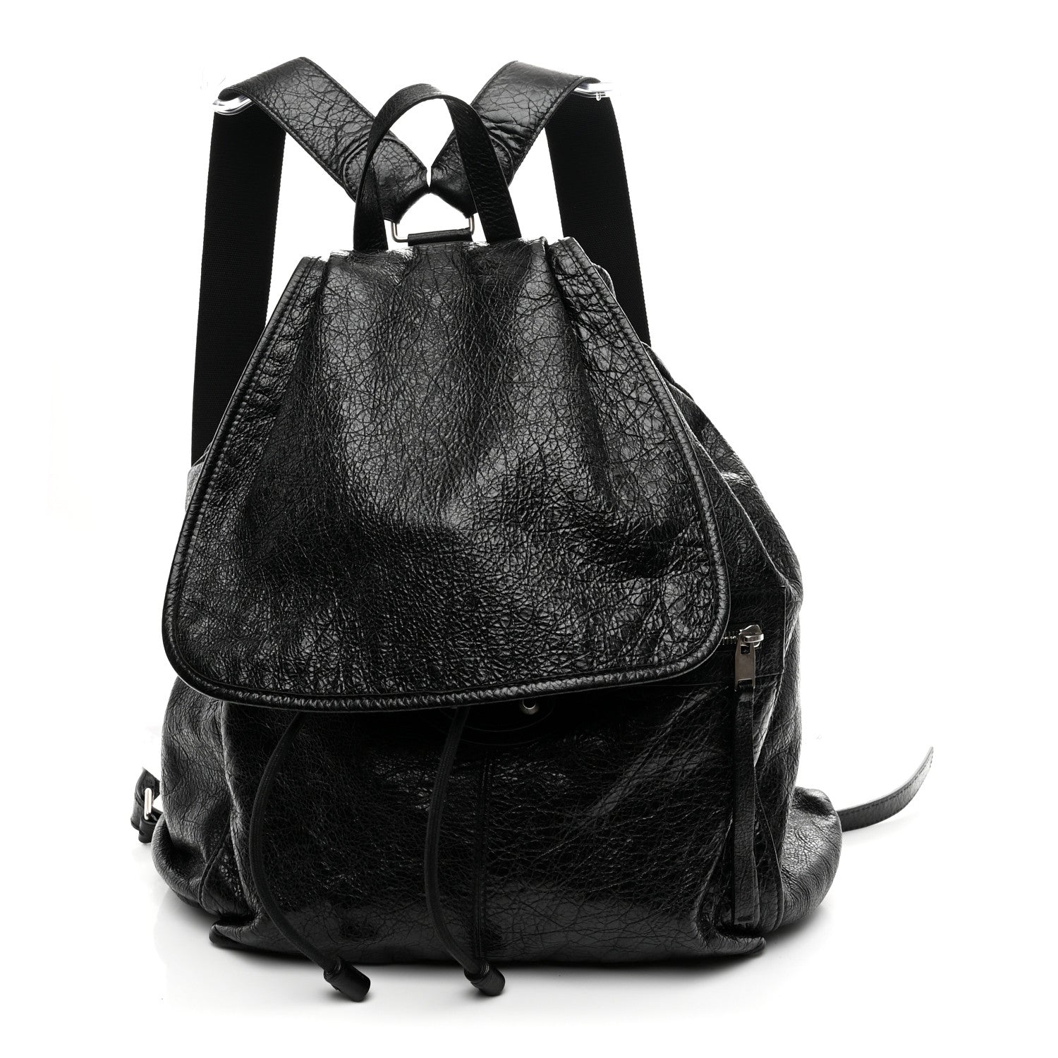 Agneau Giant 12 Silver Hardware S Traveler Backpack Black