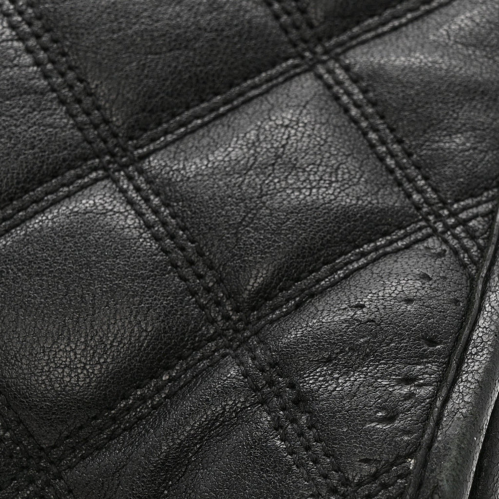 Lambskin Quilted Small Becky Chain Bag Black