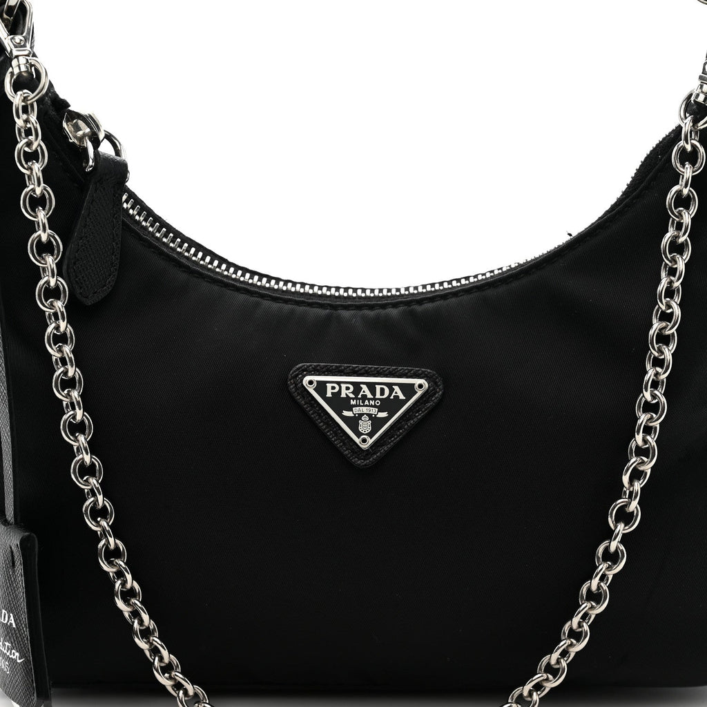 Nylon Re-Edition 2005 Shoulder Bag Black