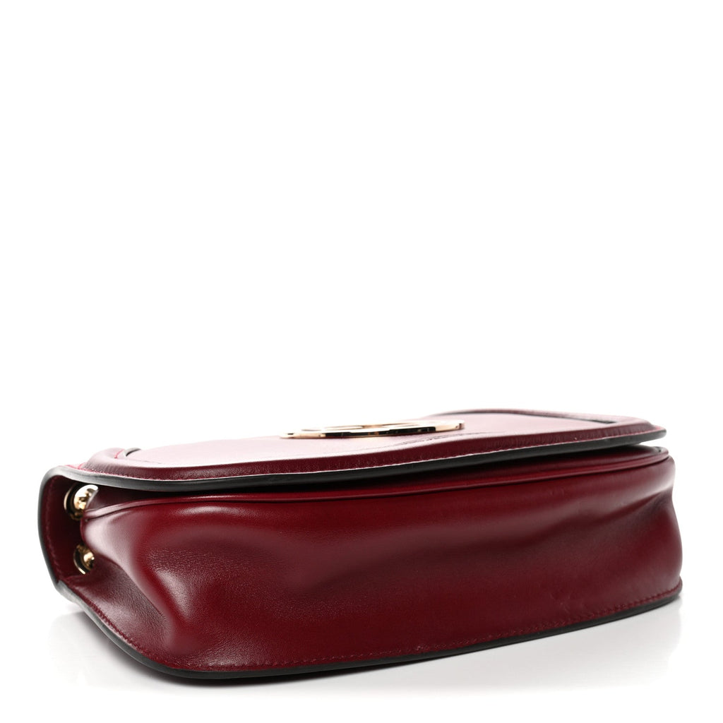 Calfskin Blondie Medium Shoulder Bag Dark Red