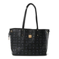 Visetos Medium Liz Reversible Shopper Tote Black