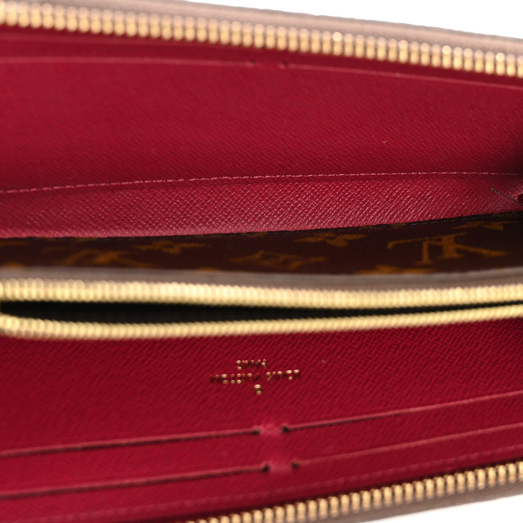 Monogram Clemence Wallet Fuchsia