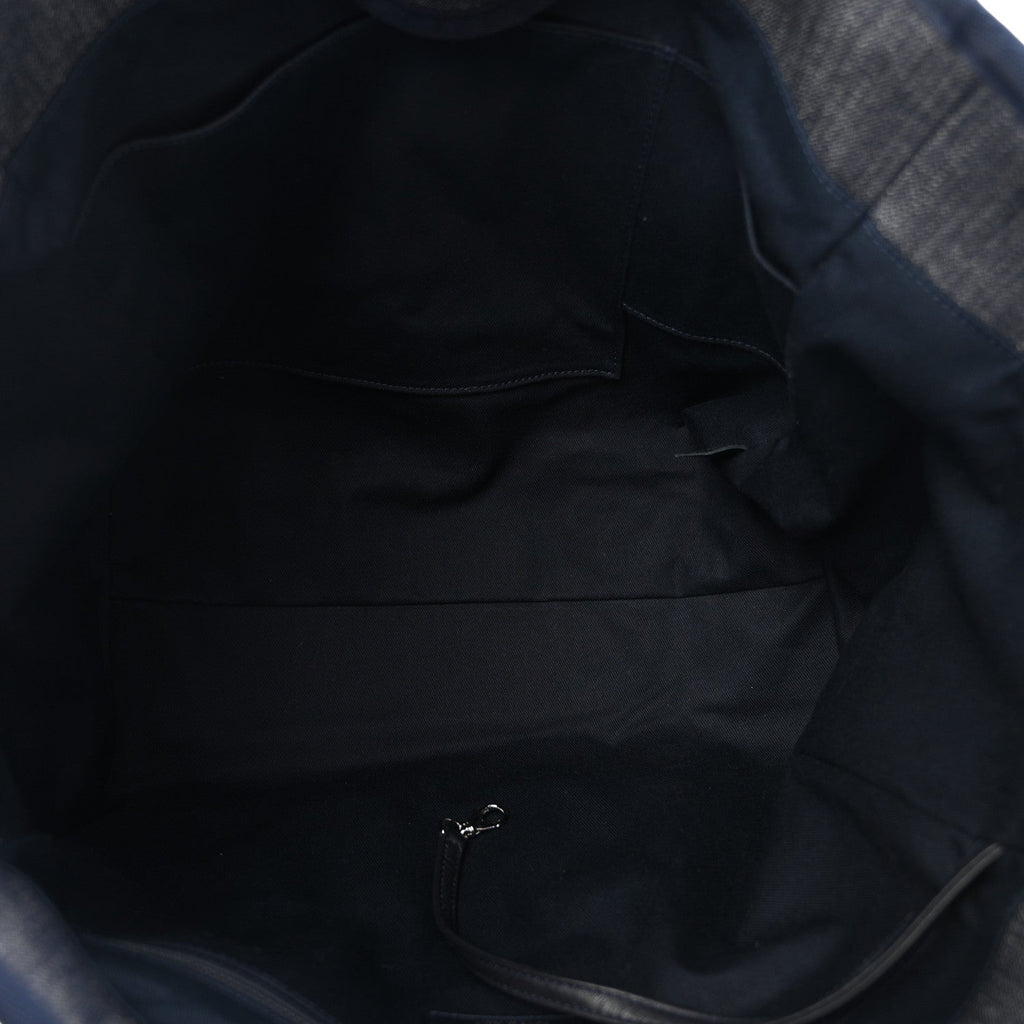 Denim Large Deauville Tote Dark Blue