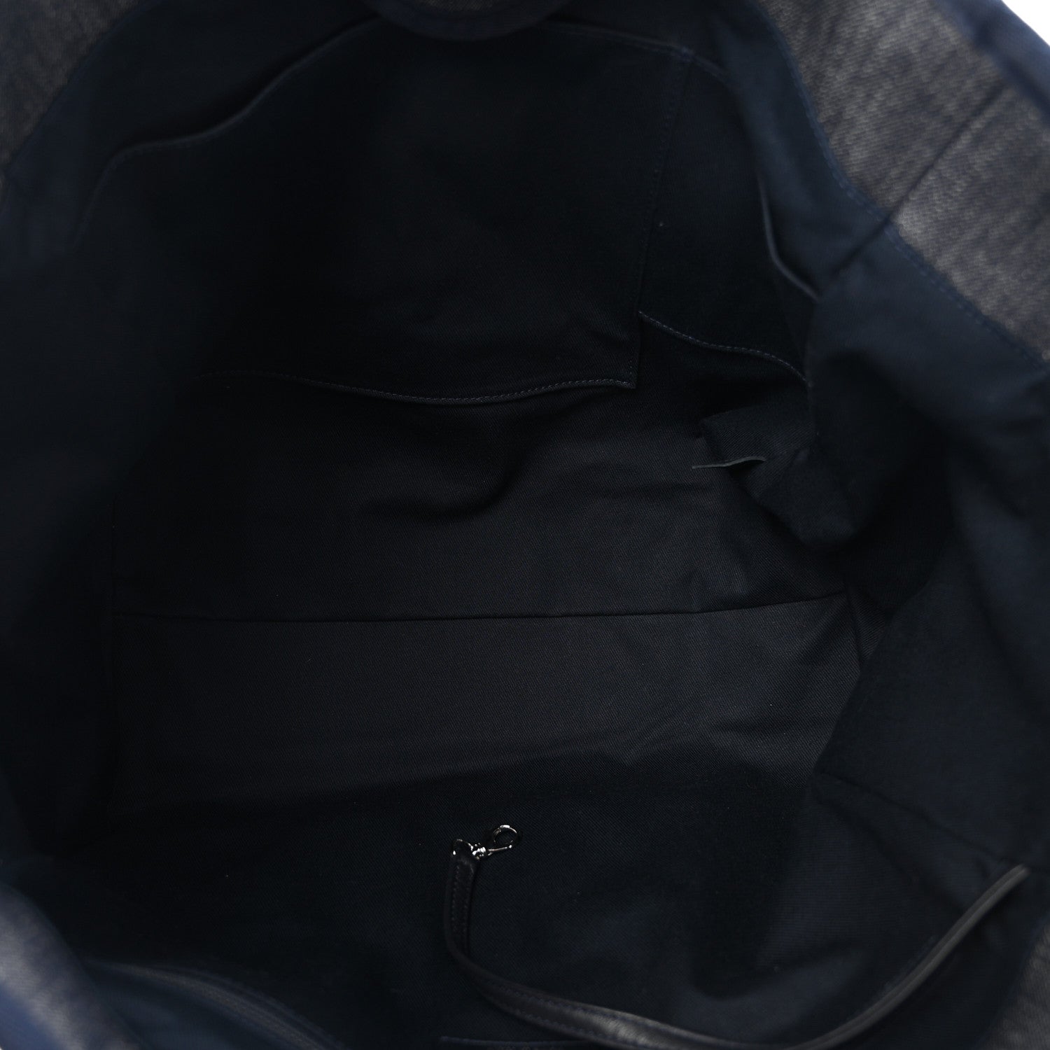 Denim Large Deauville Tote Dark Blue