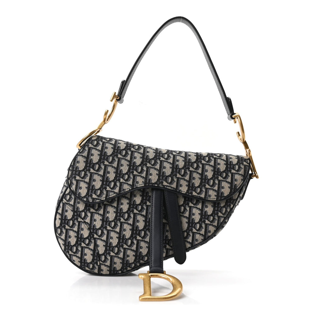 Oblique Saddle Bag Blue
