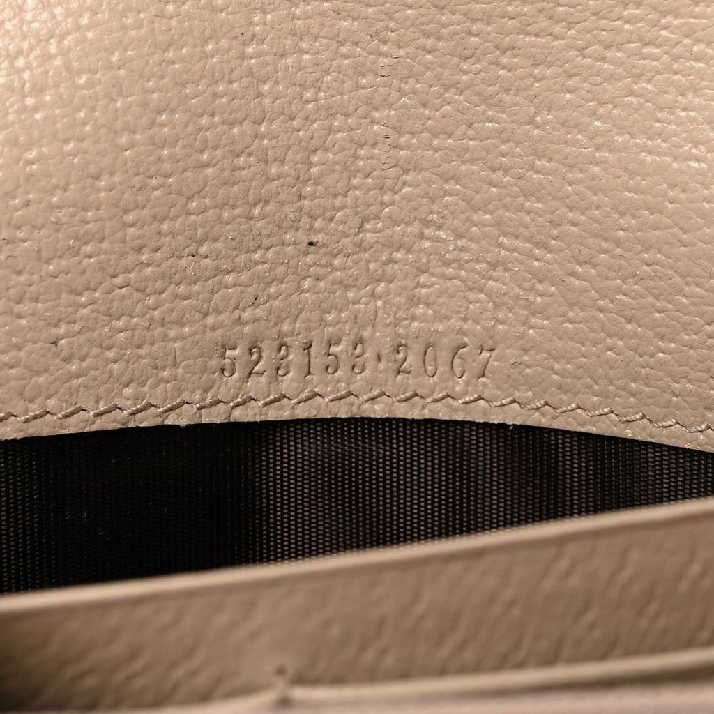 GG Supreme Monogram Web Ophidia Continental Wallet Beige Mystic White Oatmeal