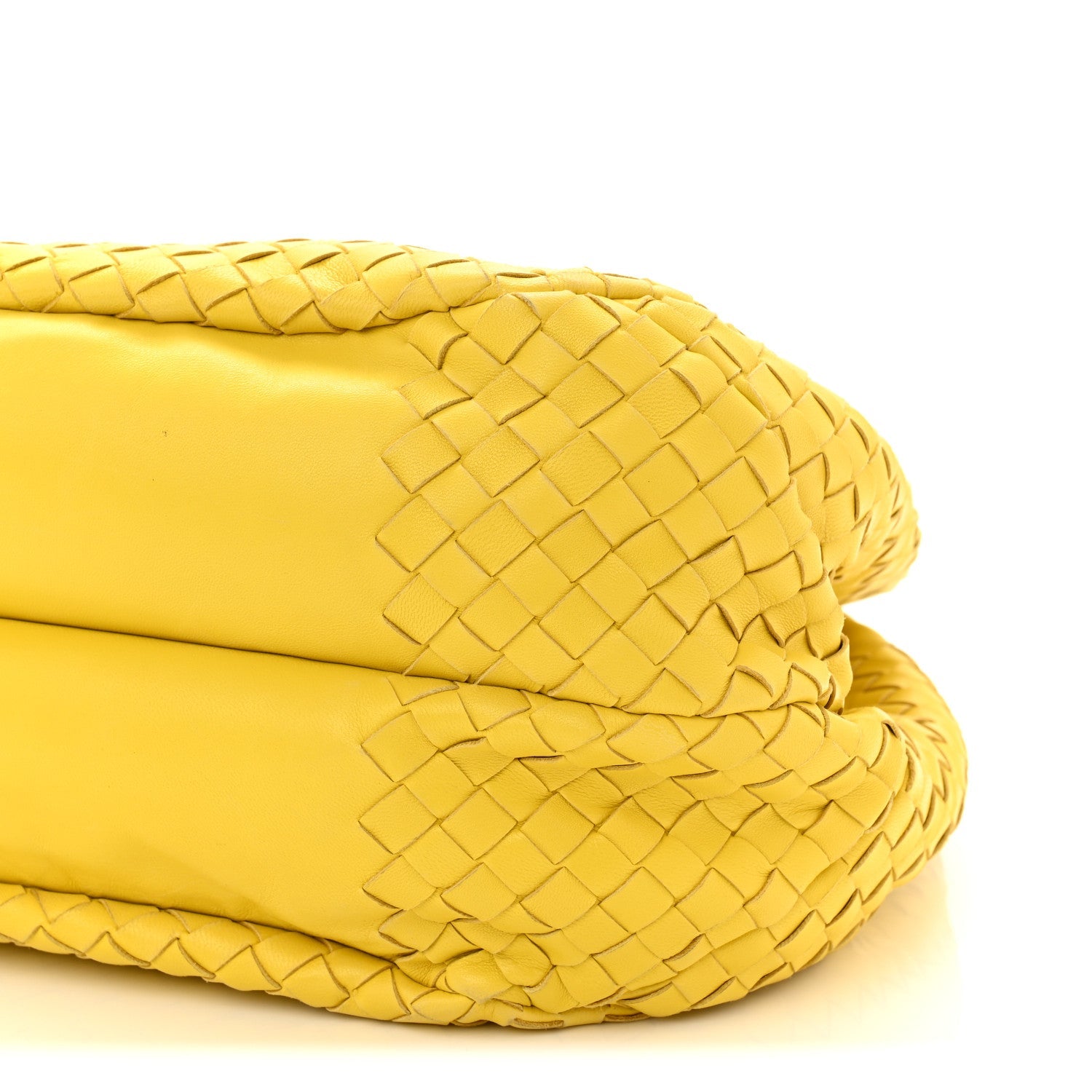 Nappa Intrecciato Medium Campana Buttercup