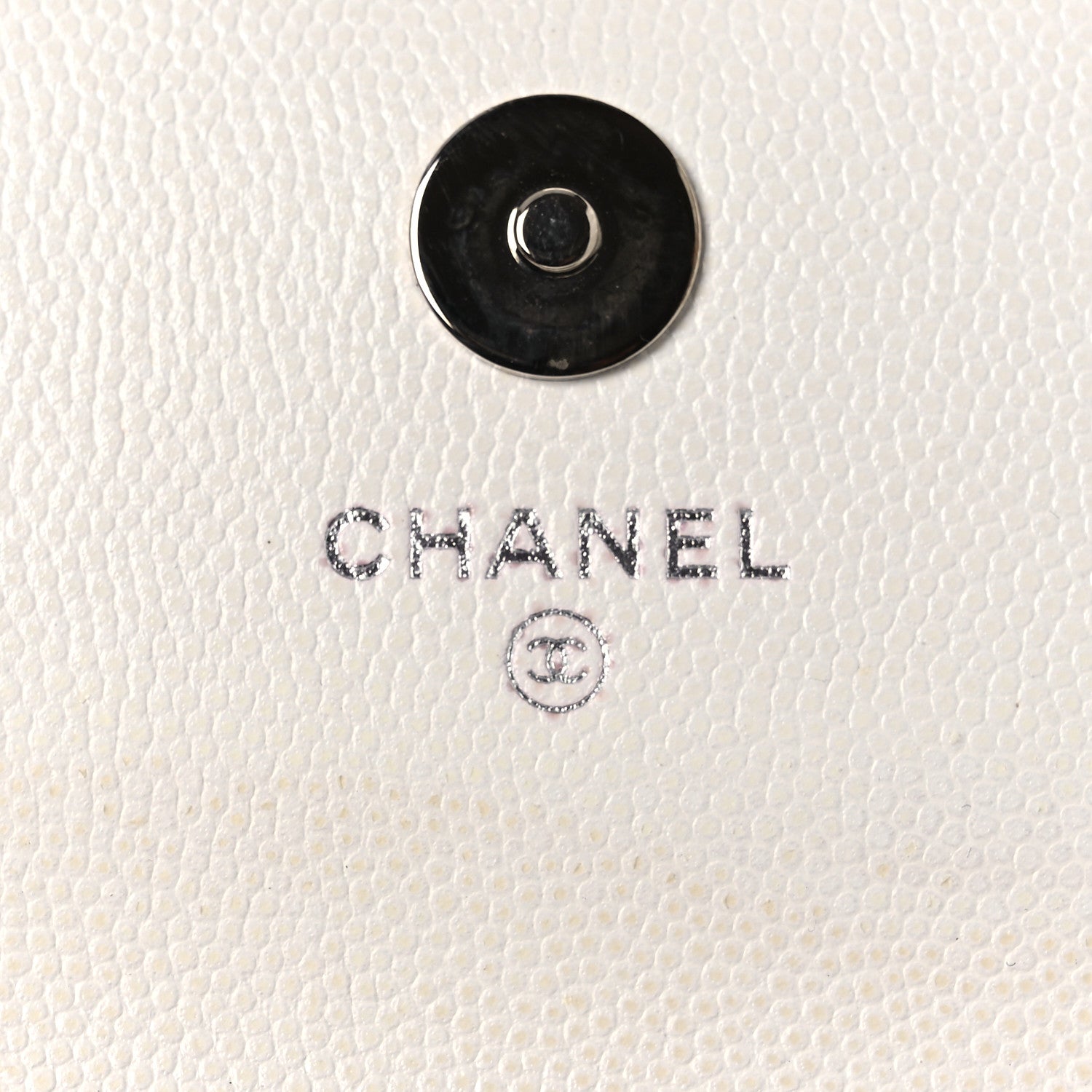 Caviar Quilted My Everything Belt Flap  Holder White