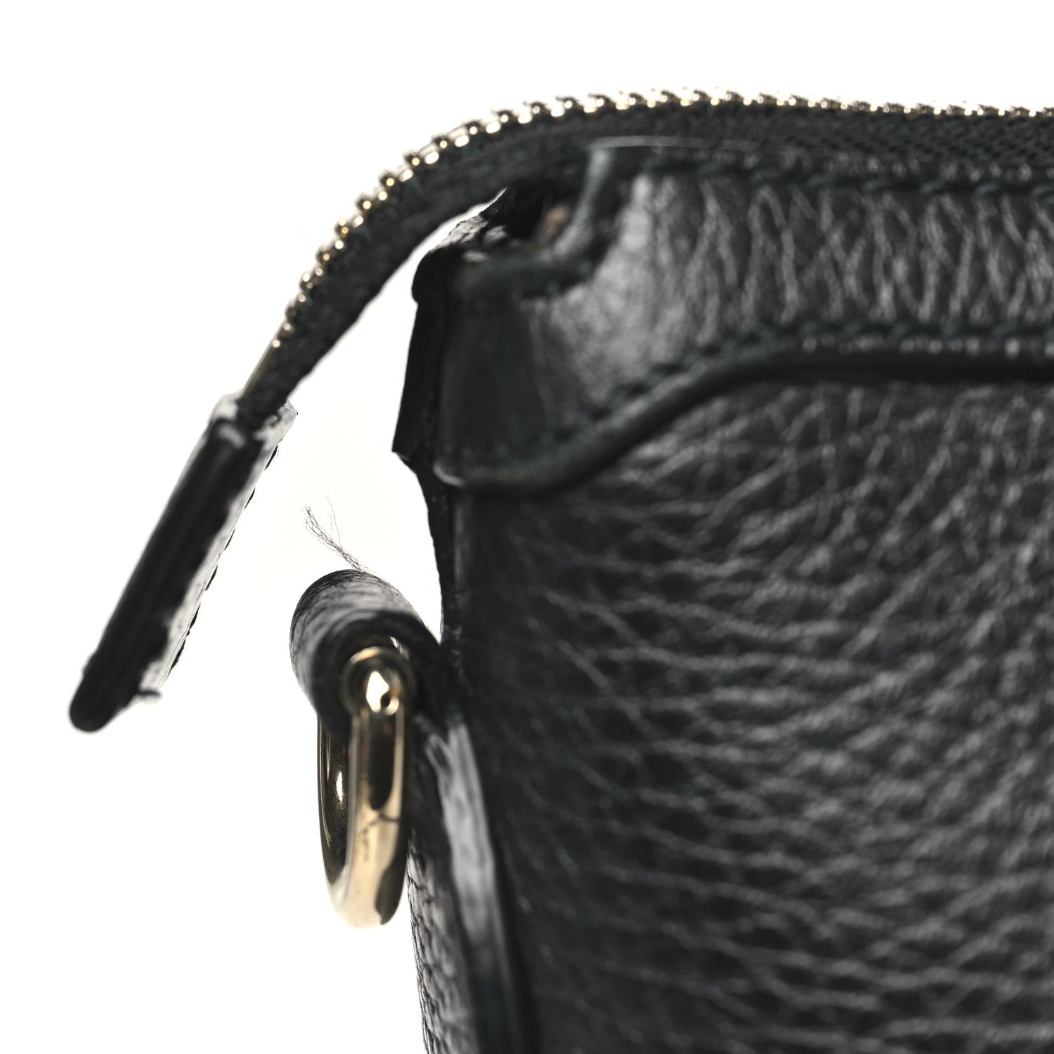 Dollar Calfskin GG Charm Satchel Black