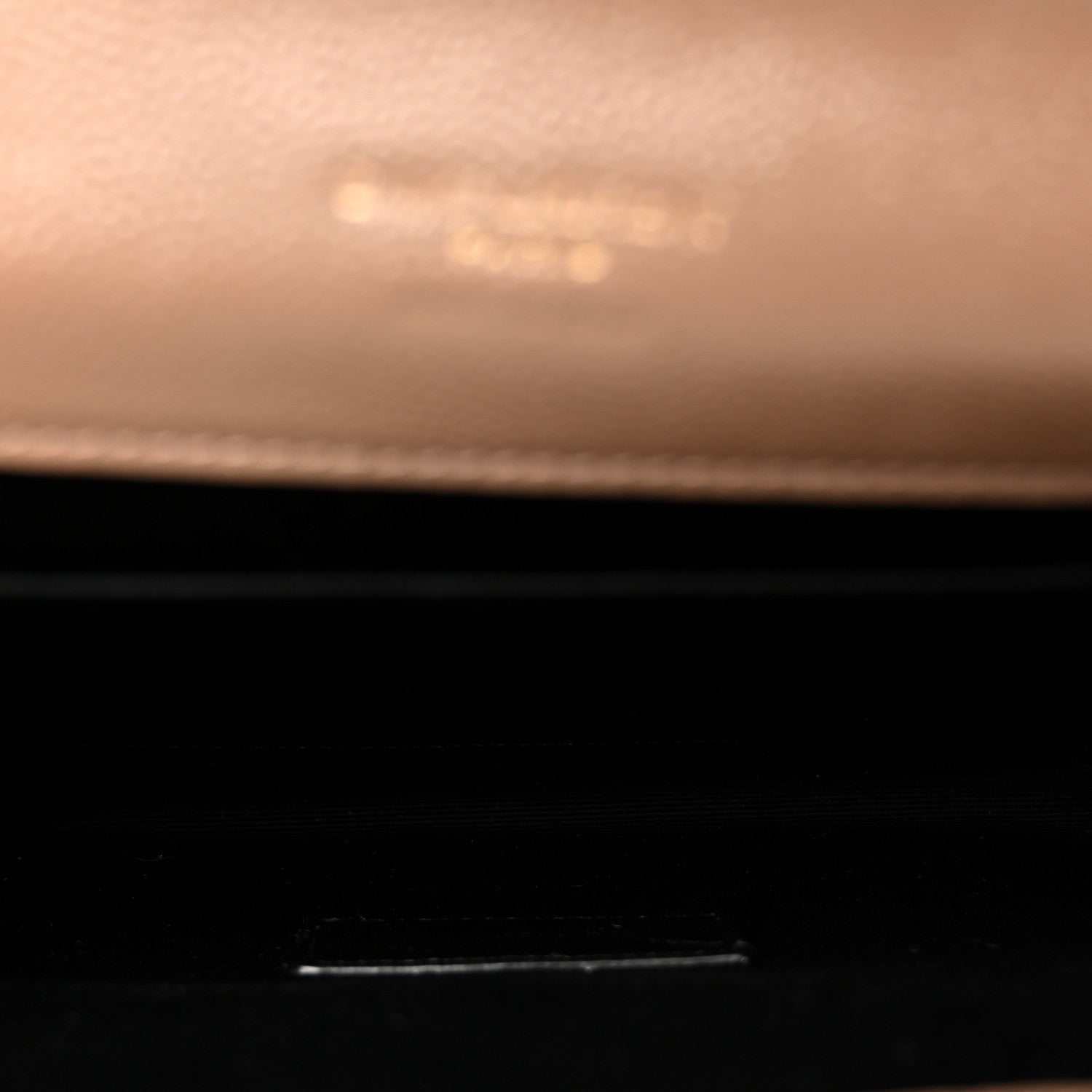 Grain De Poudre Matelasse Chevron Monogram Cassandre Flap Pouch Taupe