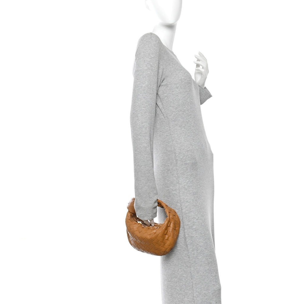 Nappa Intrecciato Mini Jodie Caramel