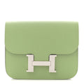 Epsom Constance Slim Wallet Vert Criquet