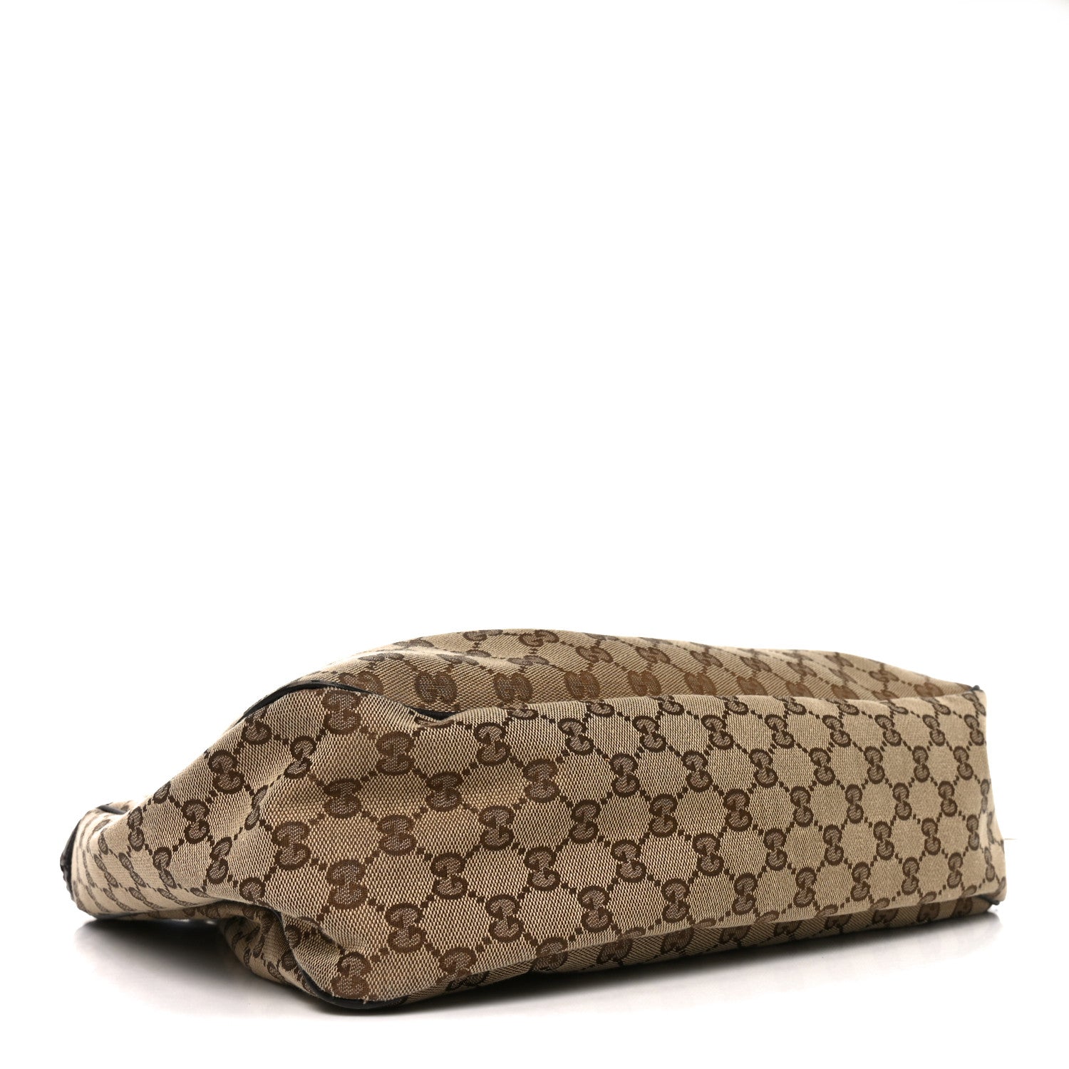Monogram Medium Sukey Tote Dark Brown