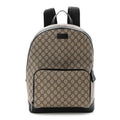 GG Supreme Monogram Medium Backpack Black