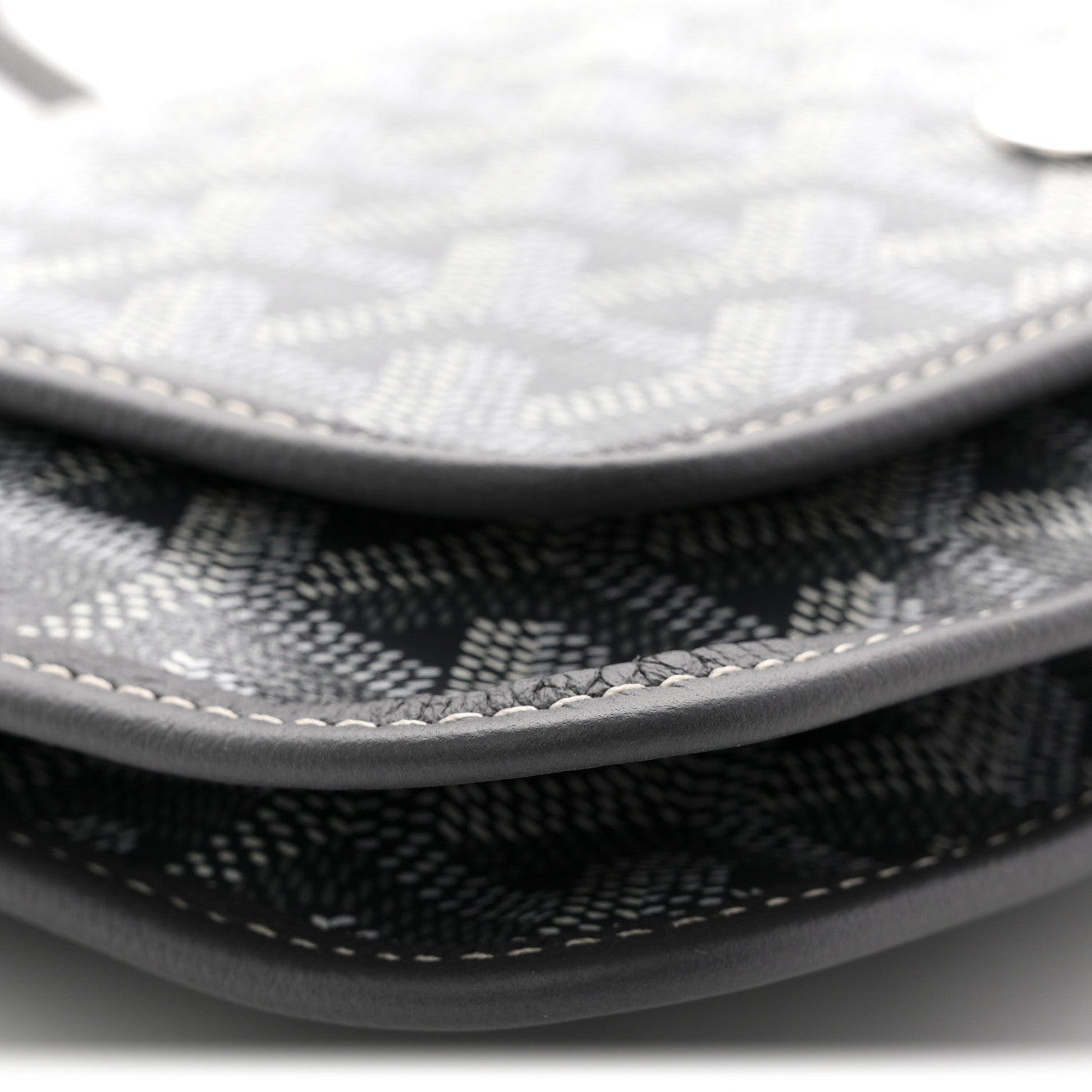 Goyardine Plumet Wallet Clutch Grey