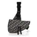 Oblique Mens Saddle Bag Blue