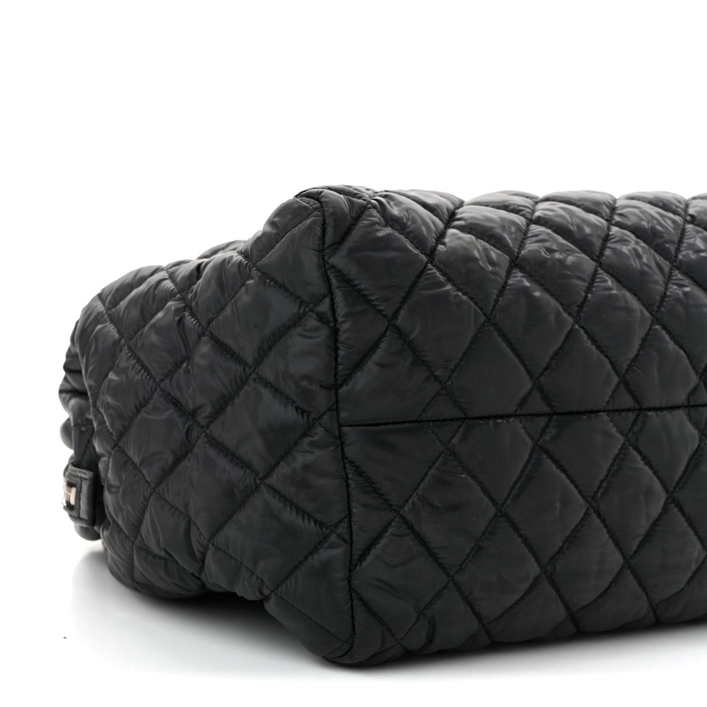 Nylon Coco Cocoon Bowler Black
