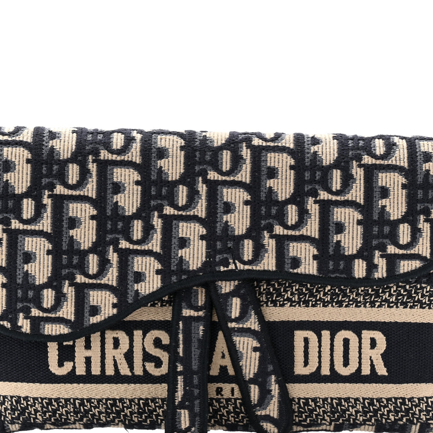 Oblique Slim Saddle Pouch Blue