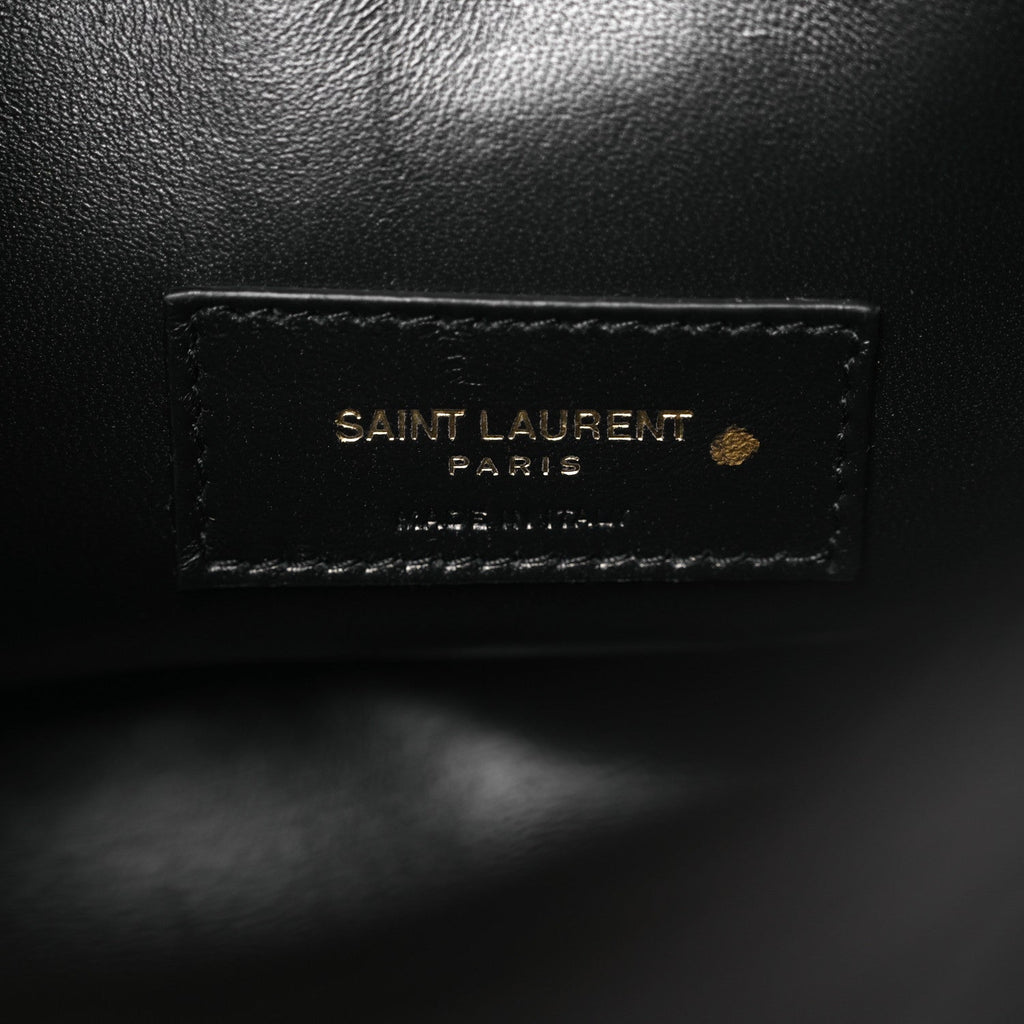 Lambskin Gabby Mini Bucket Bag Black