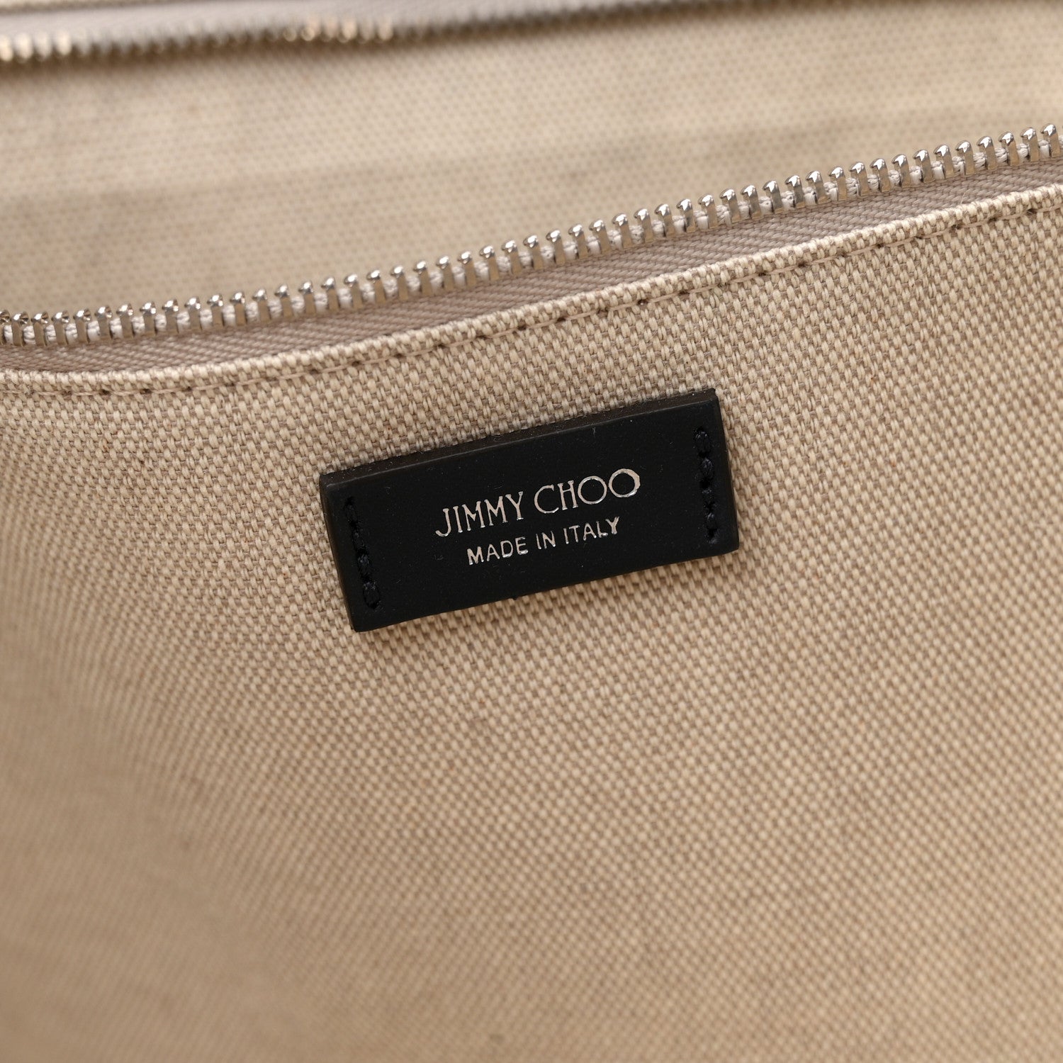 Canvas Embroidered Logo Tote Denim Milk