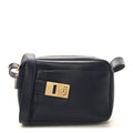 Calfskin Gancio Small Camera Case Navy