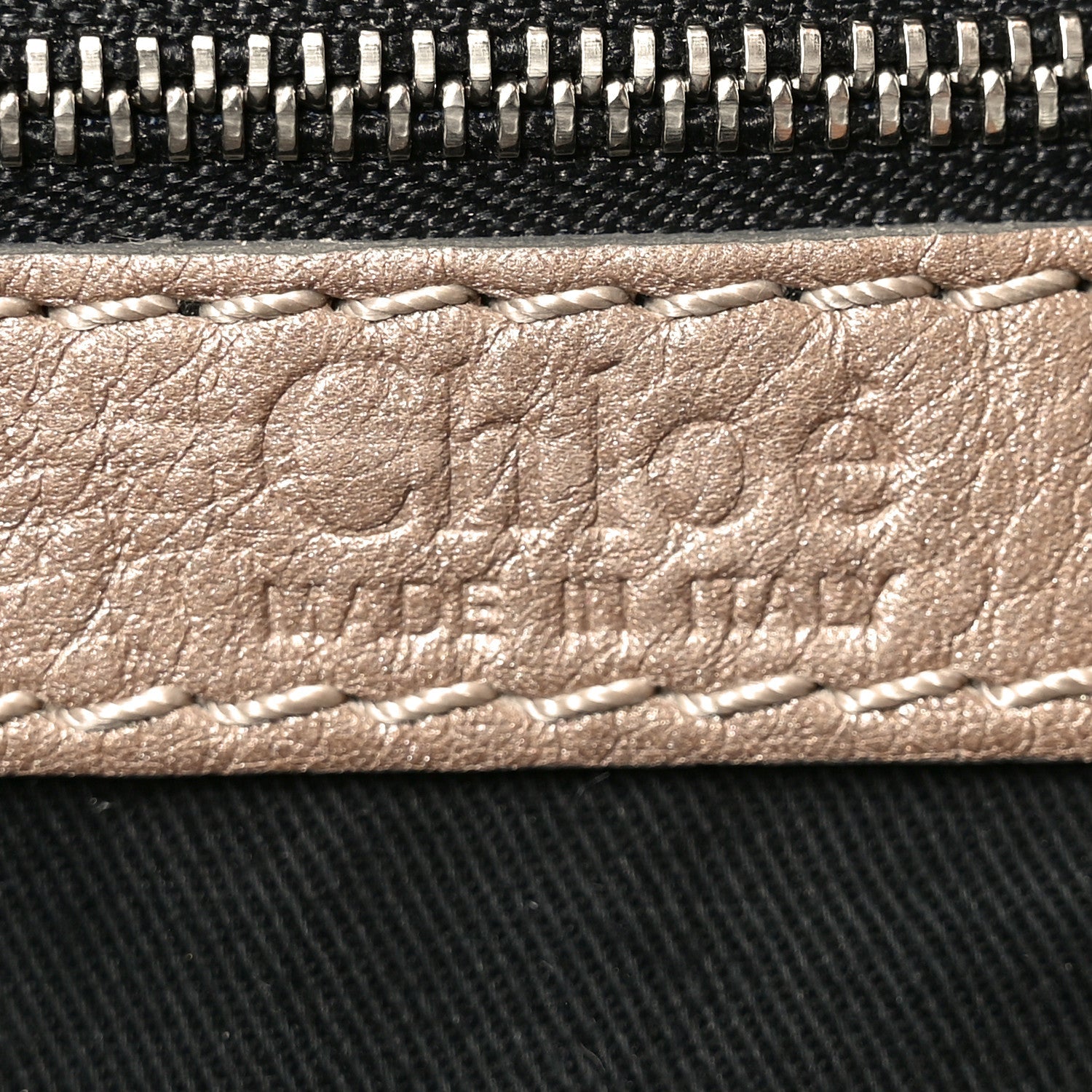 Calfskin Paddington Shoulder Bag Beige