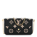 Empreinte Monogram Giant Felicie Pochette Black Beige