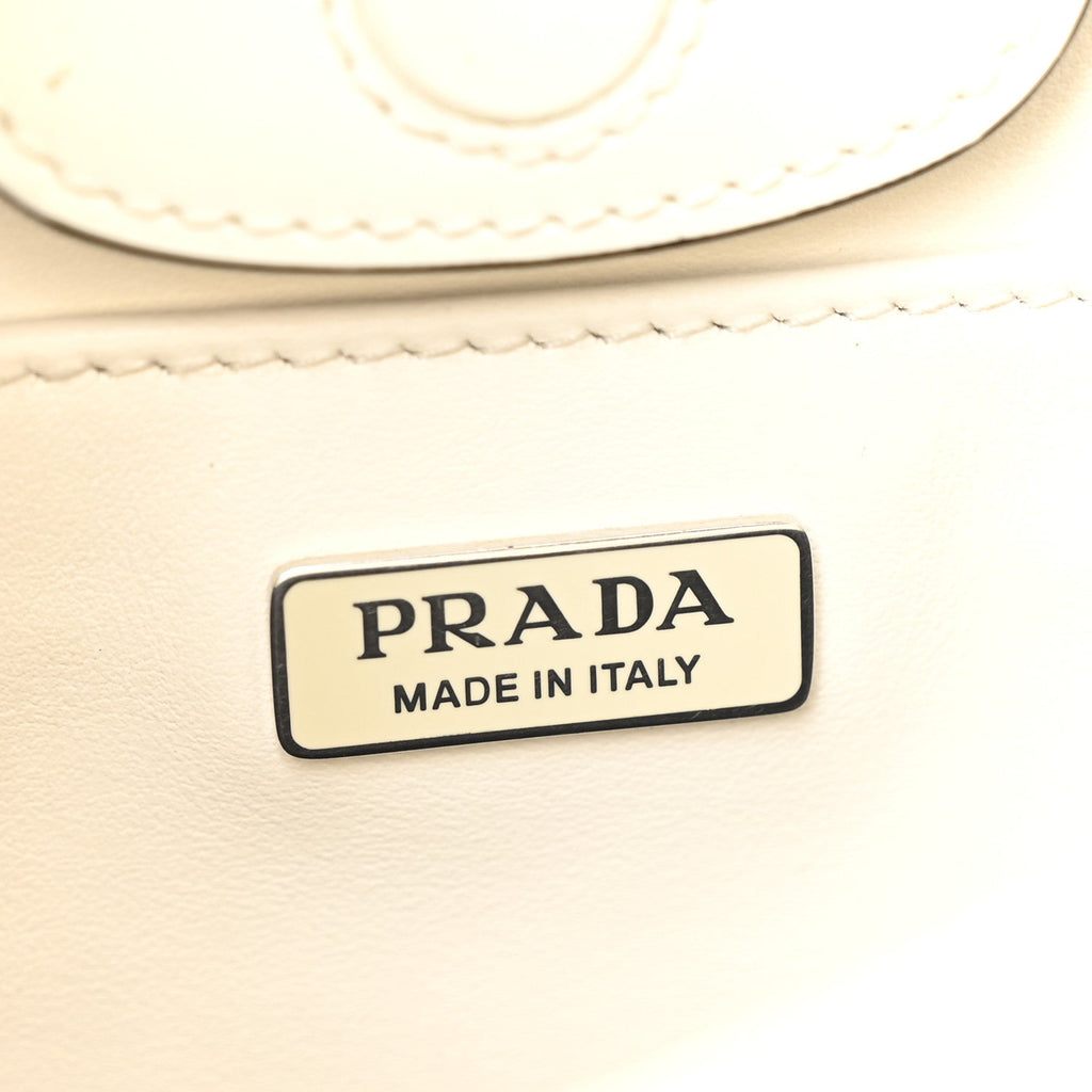 Spazzolato Cleo Adjustable Strap Shoulder Bag White
