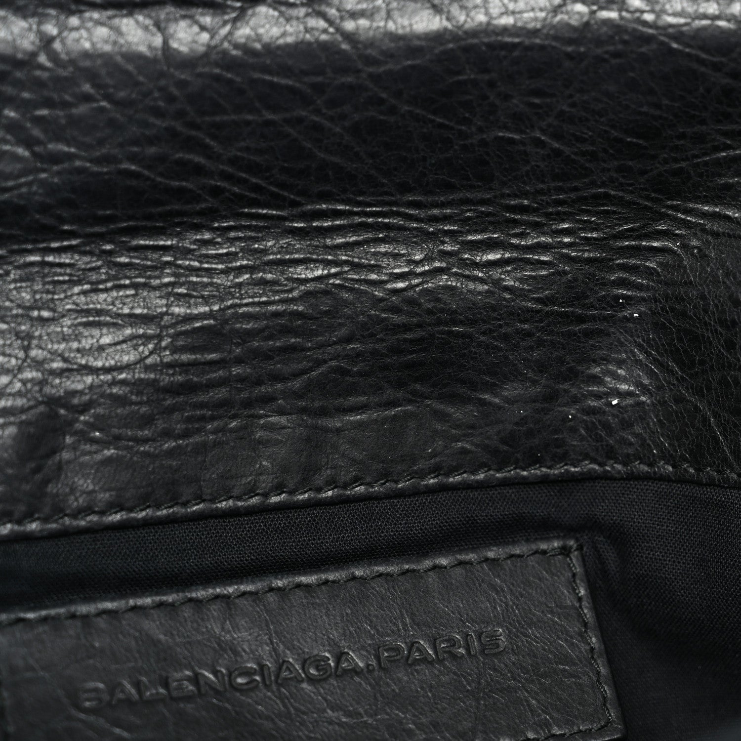 Agneau Giant 12 Silver Hardware Envelope Clutch Black
