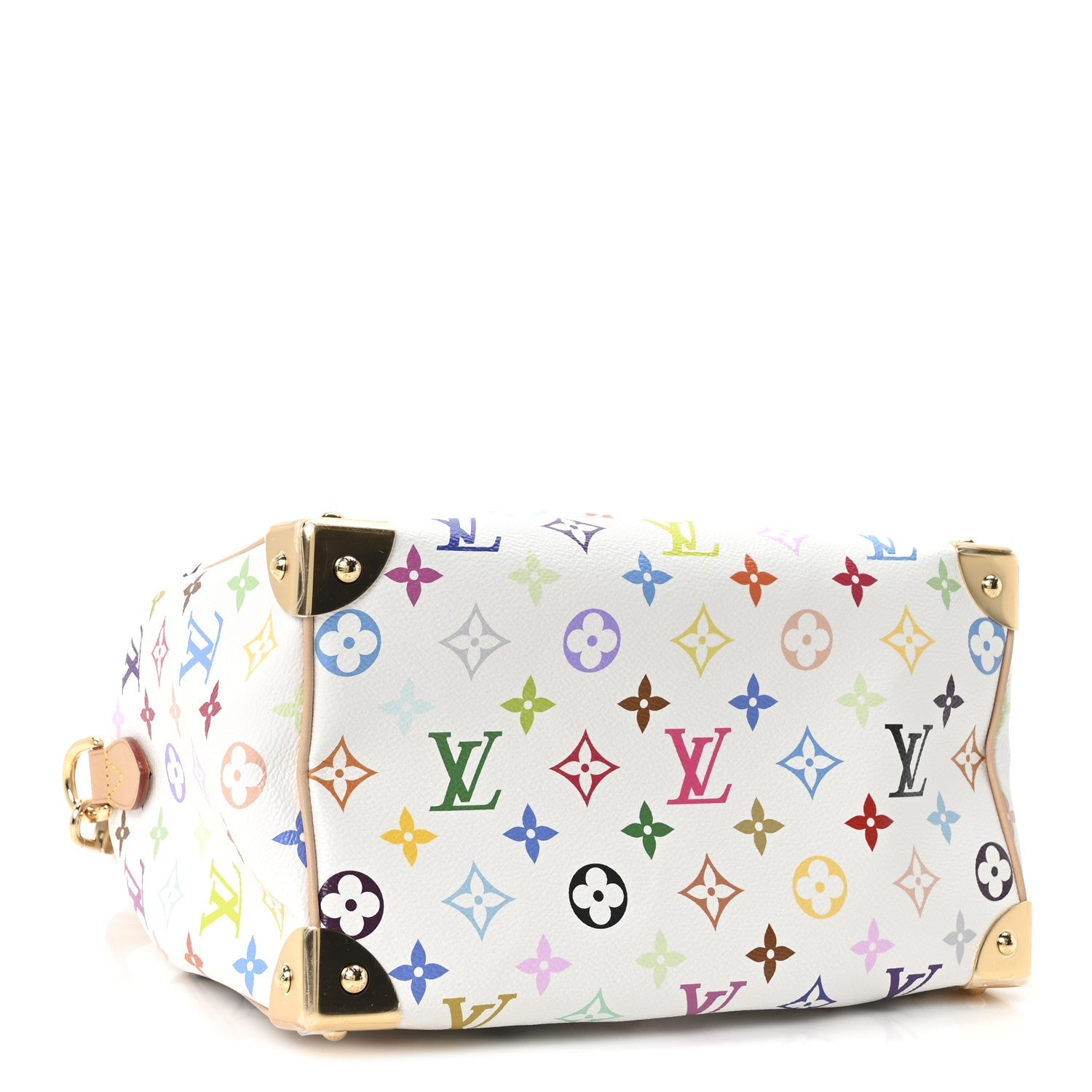 LV X TM Monogram Multicolor Speedy Bandouliere 25 White