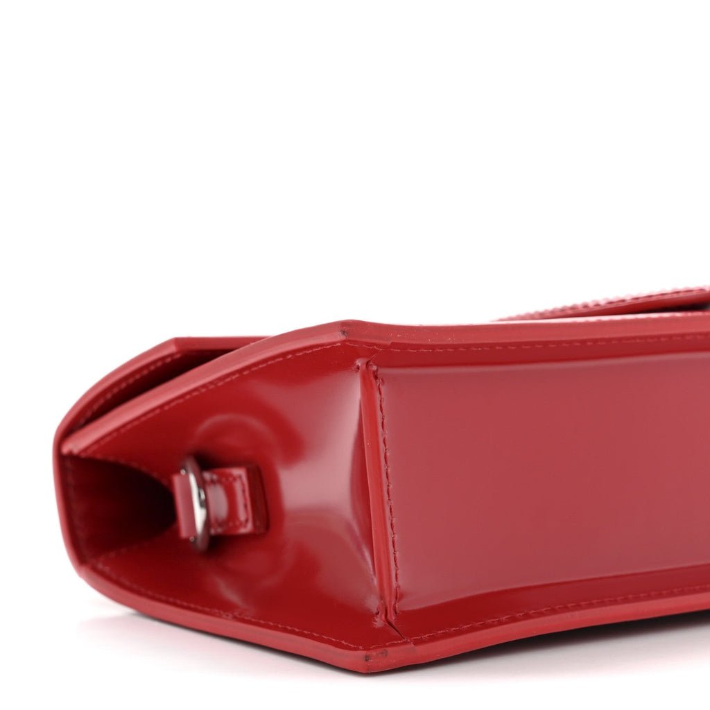 Glazed Calfskin Le Grand Bambino Red