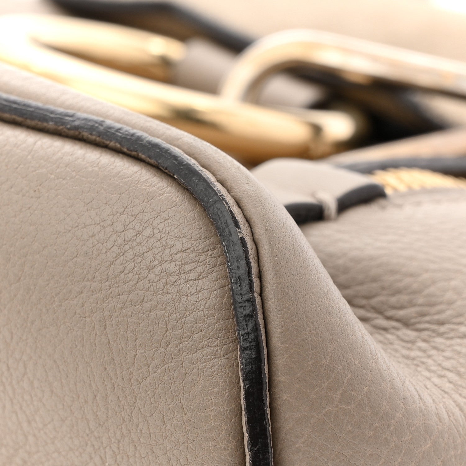 Suede Calfskin Mini Faye Backpack Motty Grey