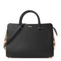 Calfskin Mega Check Small Banwell Tote Black